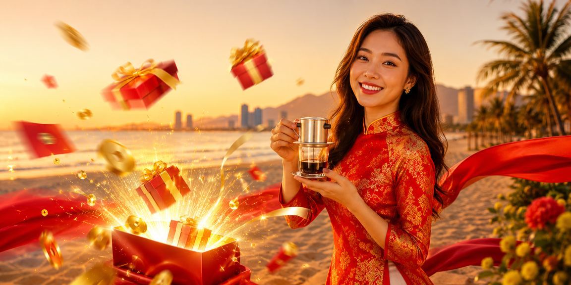 Người dùng tại quán cà phê Đà Nẵng thực hiện đăng ký tài khoản và xem xét chính sách bảo mật